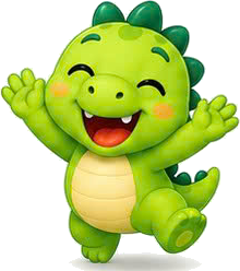 Dino nhảy mừng